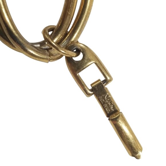 Napier Gold Chain Necklace with Double Oval Loops - Picture 8 of 10